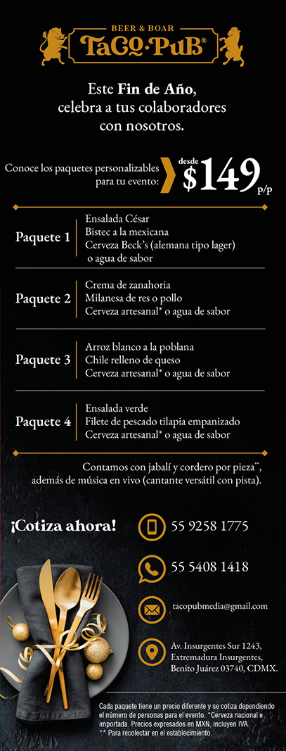 Taco-Pub | Fin de año