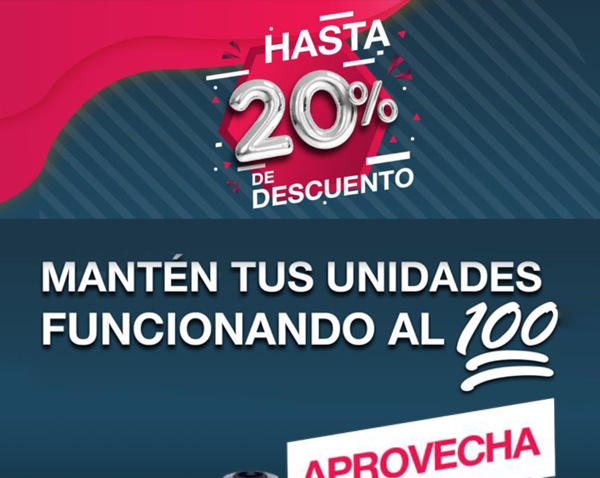 Mantén tus unidades funcionando al 100