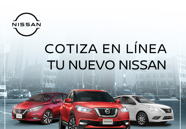 Cotiza en línea tu nuevo Nissan