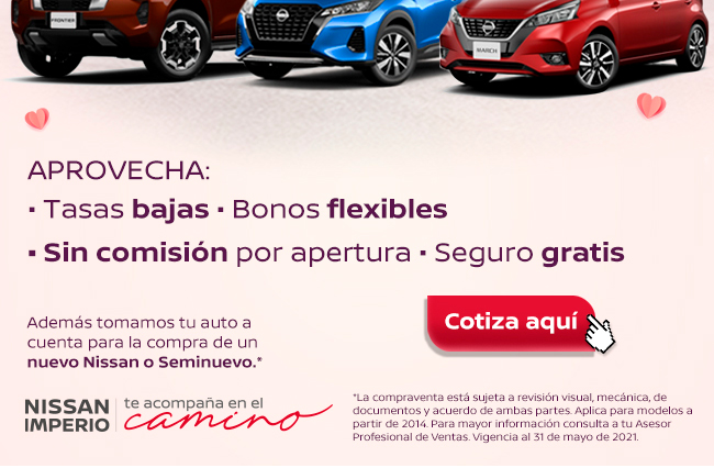 Cotiza en línea tu nuevo Nissan