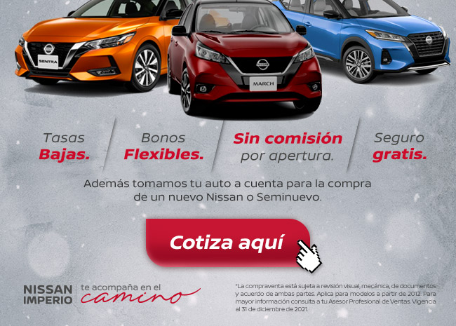 Cotiza en línea tu nuevo Nissan