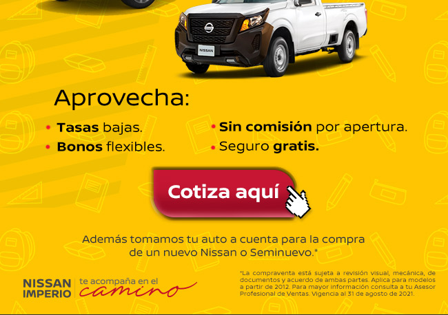 Cotiza en línea tu nuevo Nissan