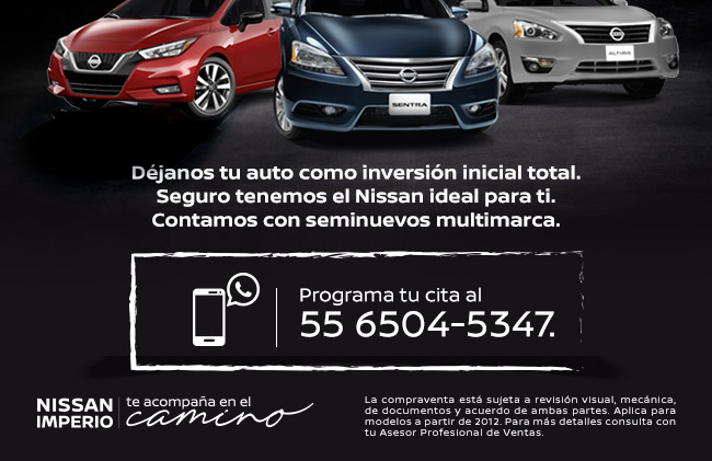 Cotiza en línea tu nuevo Nissan