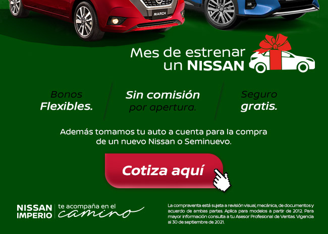 Papá quiere manejar un Nissan