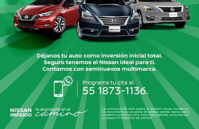 Trae tu auto viejo y tedamos uno nuevo¡