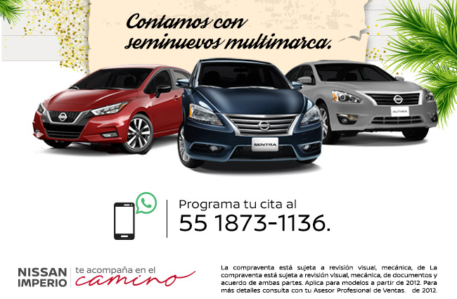 Trae tu auto viejo y tedamos uno nuevo