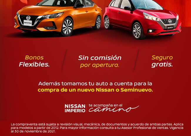 Promociones Buuuenisimas para estrenar Nisan
