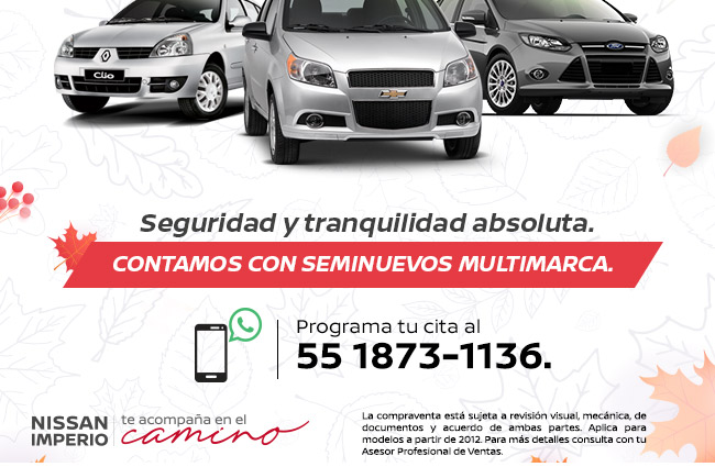 Trae tu auto viejo y tedamos uno nuevo