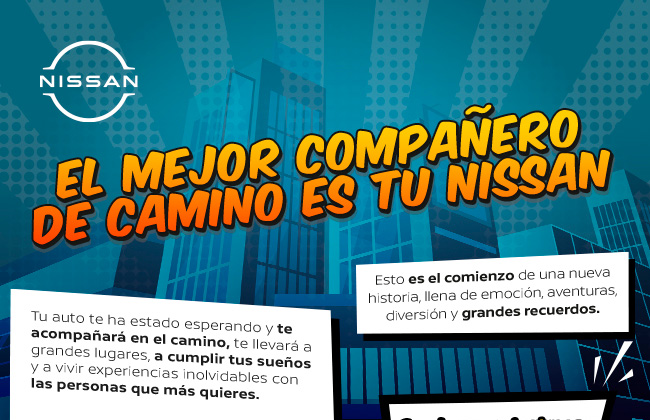 El mejor compañero de camino es tu Nissan.