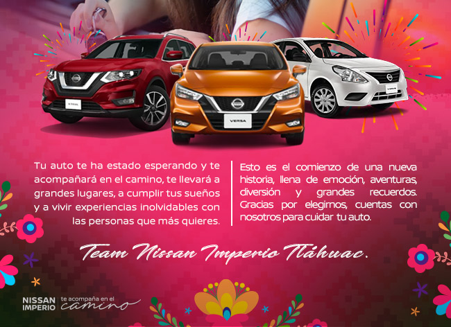 El mejor compañero de camino es tu Nissan.