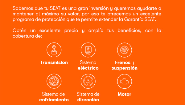 Protege tu SEAT hasta 6 años
