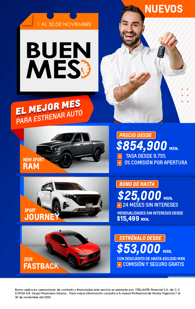 BUEN MES 1 al 30 de noviembre