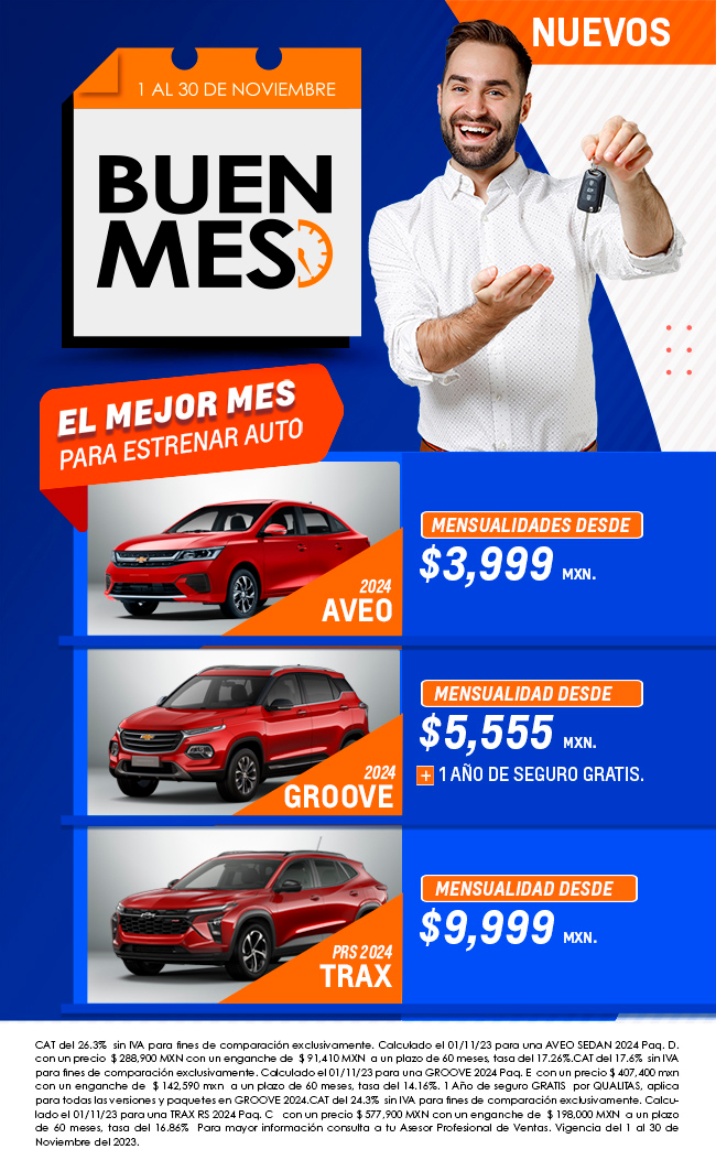 BUEN MES 1 al 30 de noviembre