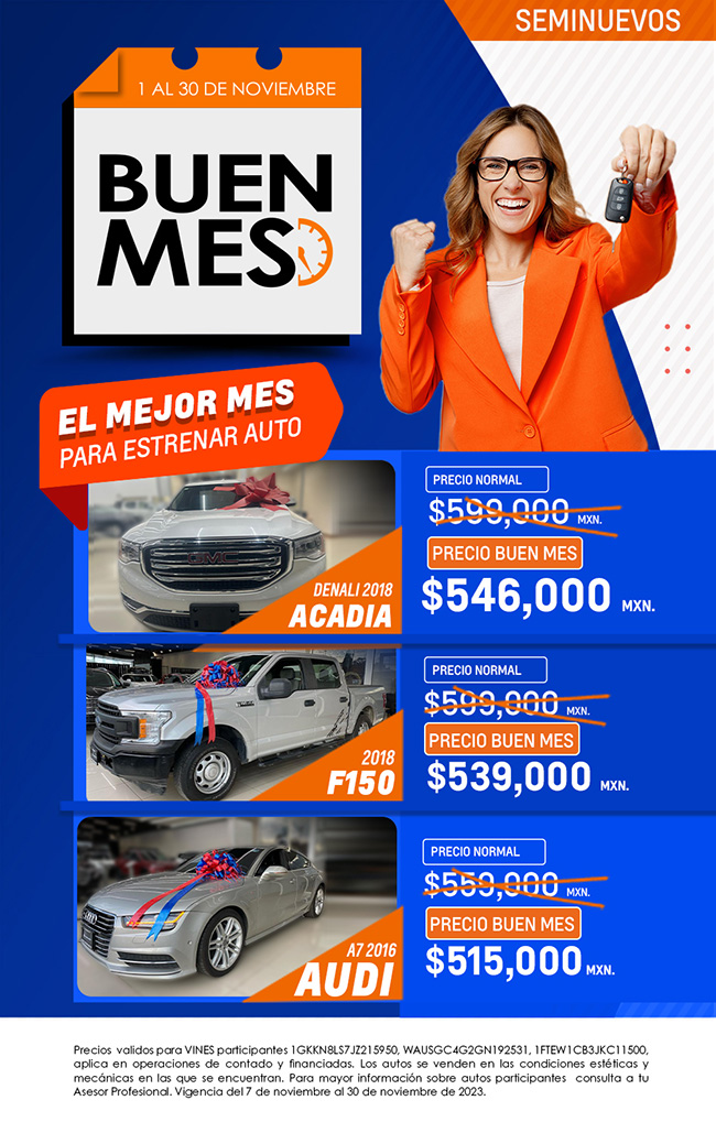 BUEN MES 1 al 30 de noviembre