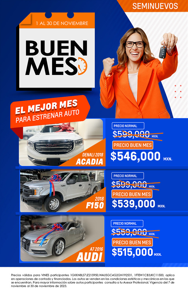 BUEN MES 1 al 30 de noviembre