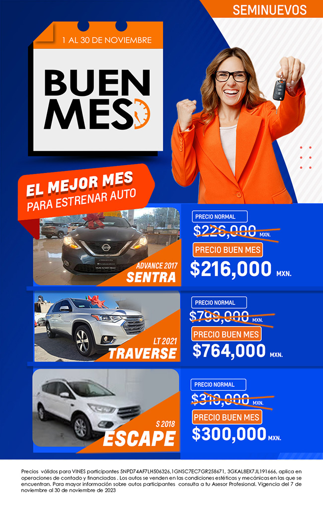 BUEN MES 1 al 30 de noviembre
