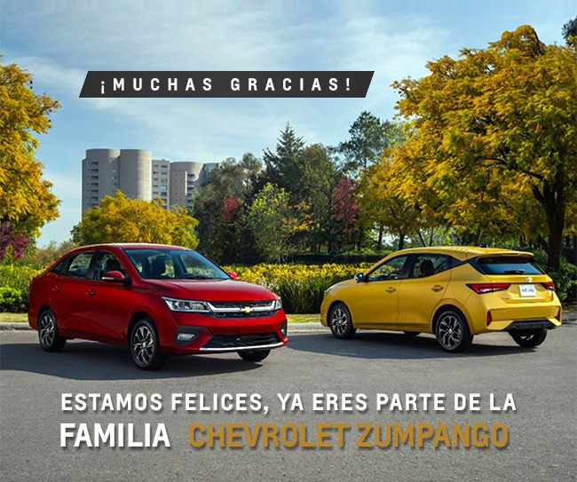 Bienvenido a la familia Chevrolet