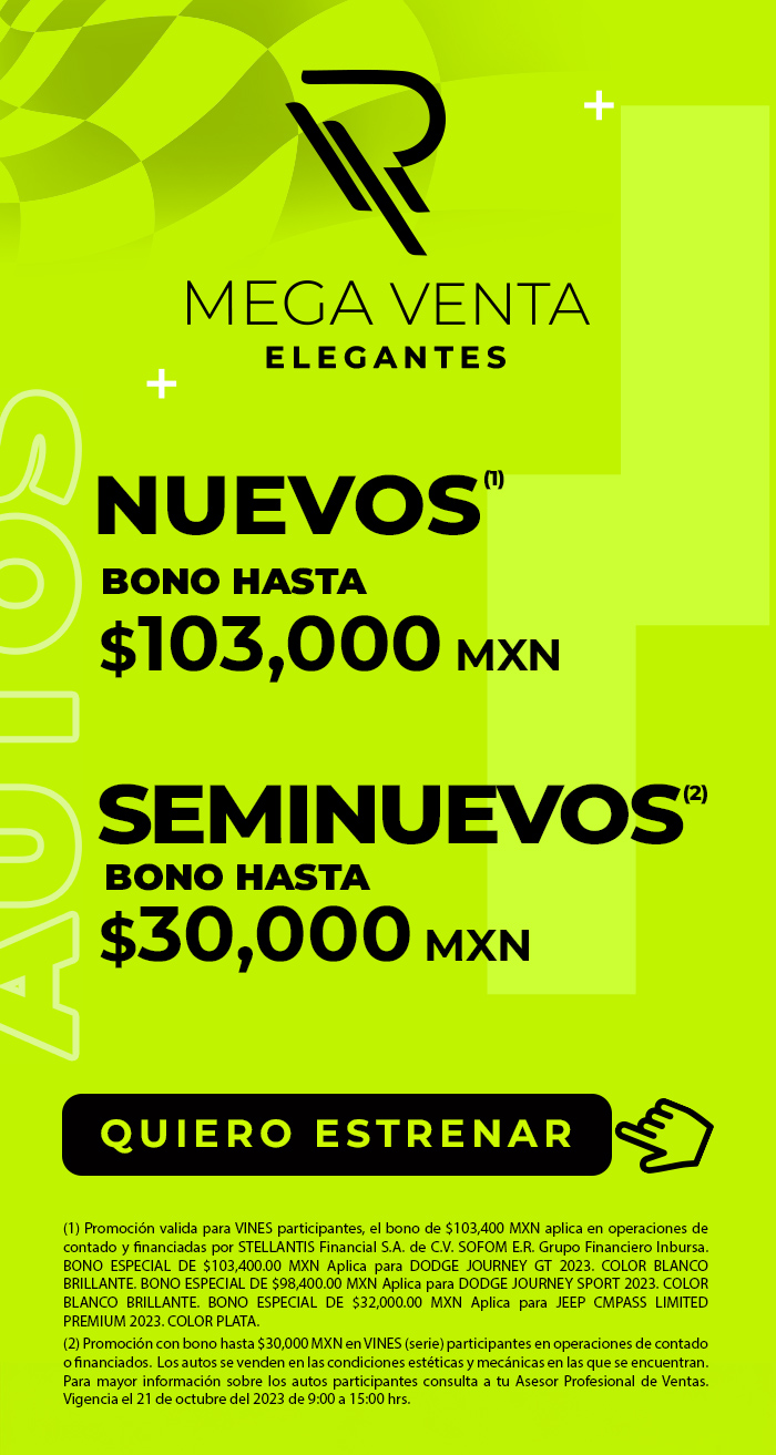 MEGA VENTA AUTOMOTRIZ | 21 de octubre