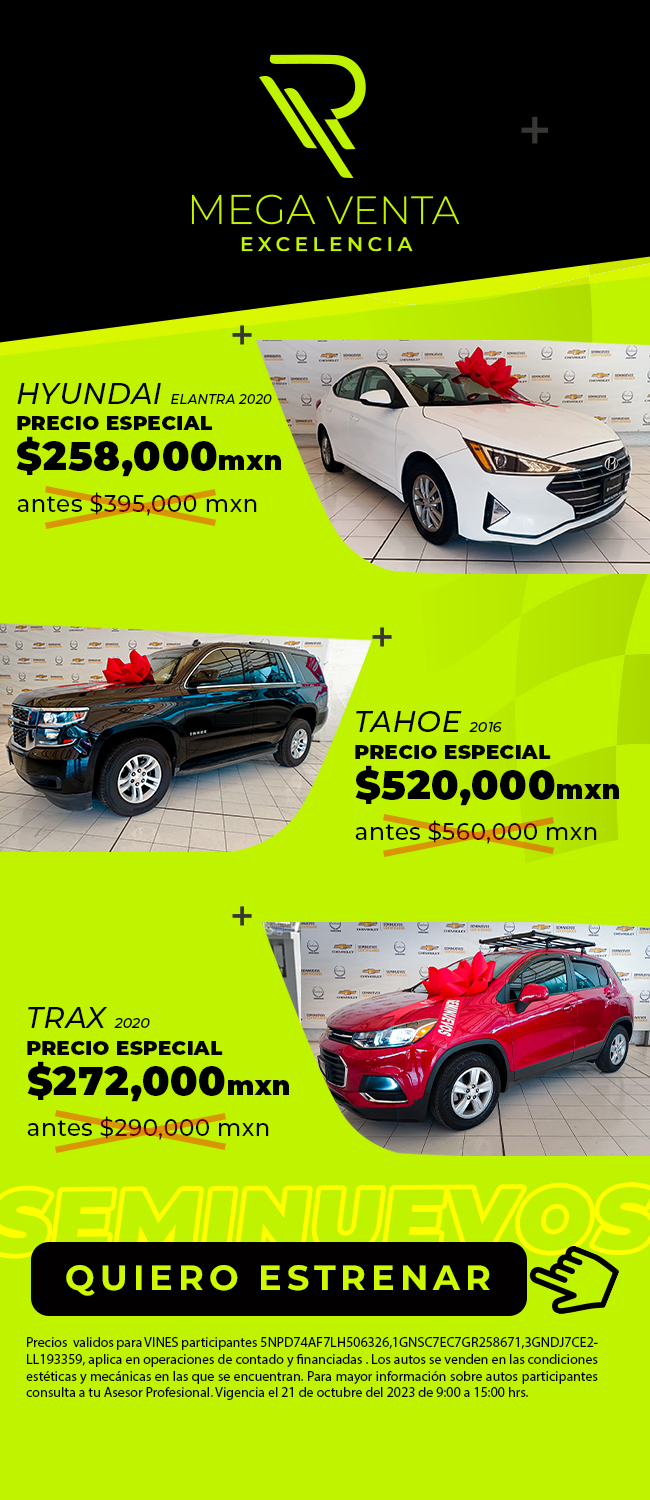 MEGA VENTA AUTOMOTRIZ | 21 de octubre
