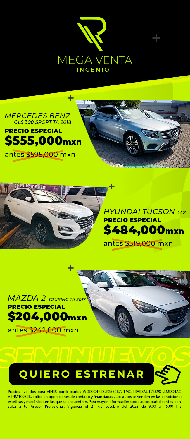 MEGA VENTA AUTOMOTRIZ | 21 de octubre