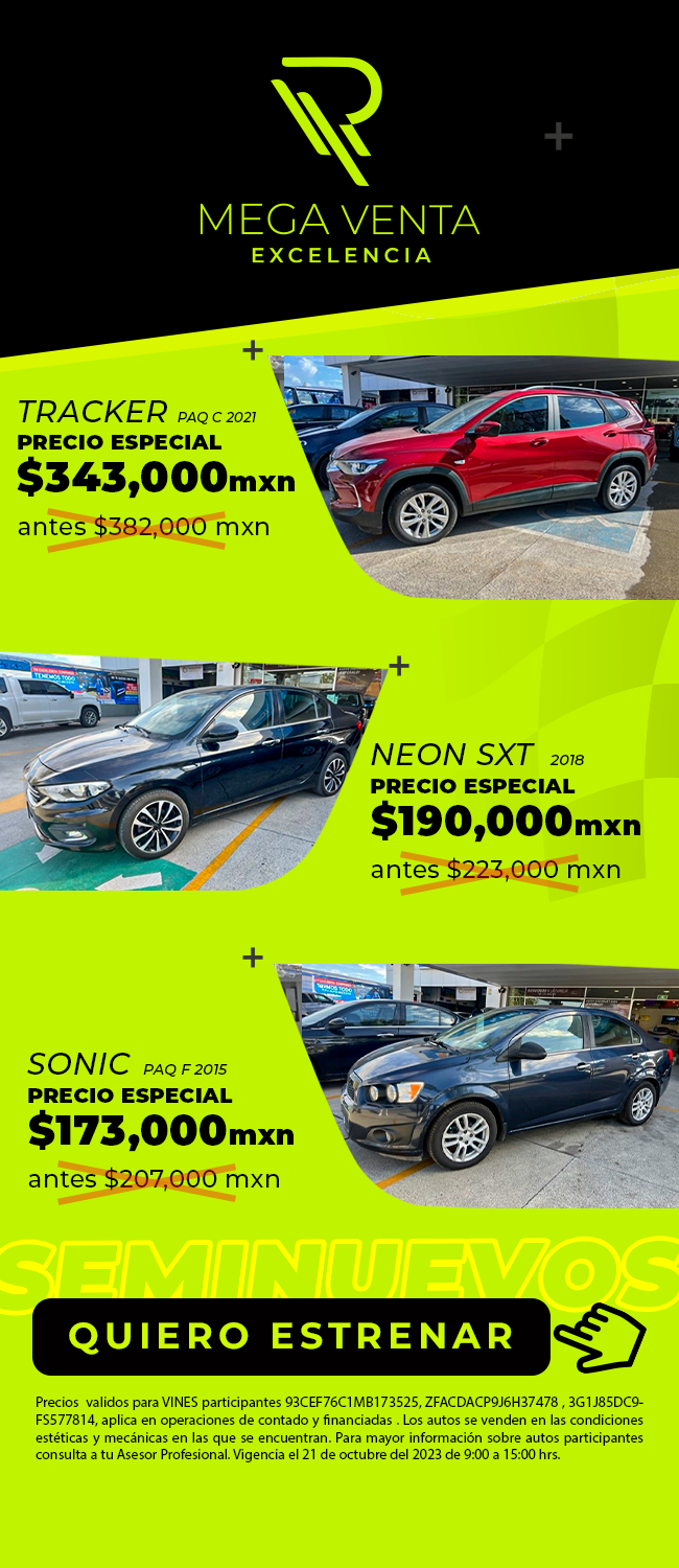 MEGA VENTA AUTOMOTRIZ | 21 de octubre