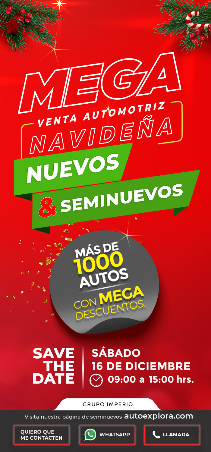 MEGA VENTA AUTOMOTRIZ NAVIDEÑA | 16 DE DICIEMBRE